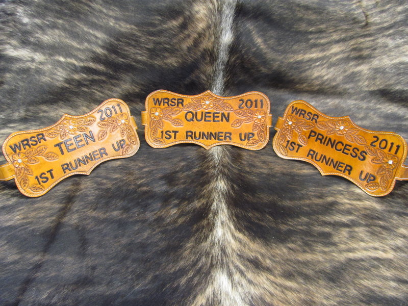 Tooled Bronc Halters, Custom Rodeo Awards &/or Trophies