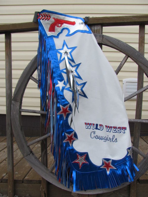 Custom Embroidering, Embroidering on Leather Chaps, Embroidering on ...